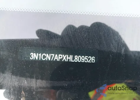 2017 Nissan Versa 1.6 Sv z USA, uszkodzony, nr VIN 3N1CN7APXHL809526